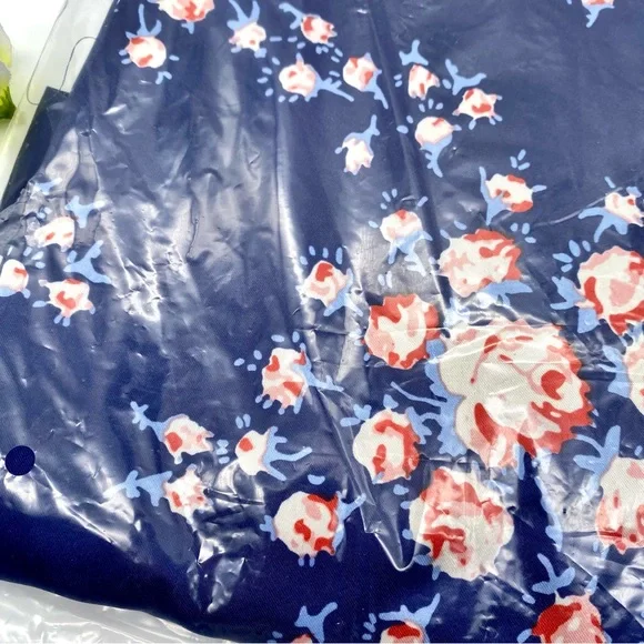 NWT Morgan Lane Allie Robe - Navy Floral (S/M) - Picture 10 of 15